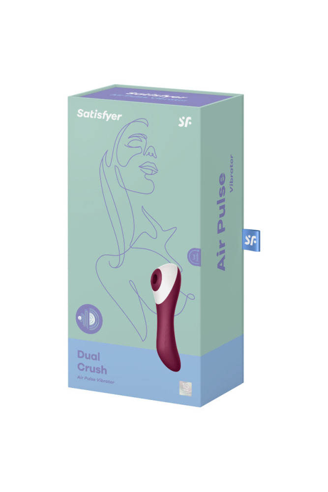 SATISFYER - VIBRATORE DUAL CRUSH AIR PULSE