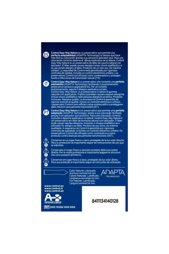 CONTROL - NATURA EASY WAY 10 UNITÀ