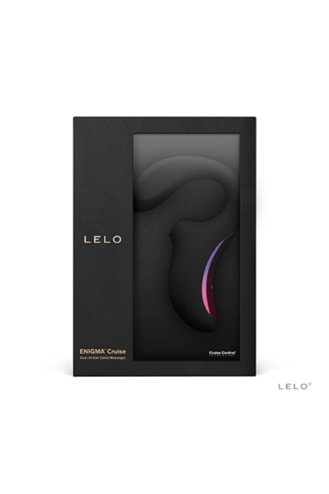 LELO - ENIGMA CRUISE MASSAGGIATORE SONICO A DOPPIA STIMOLAZIONE NERO