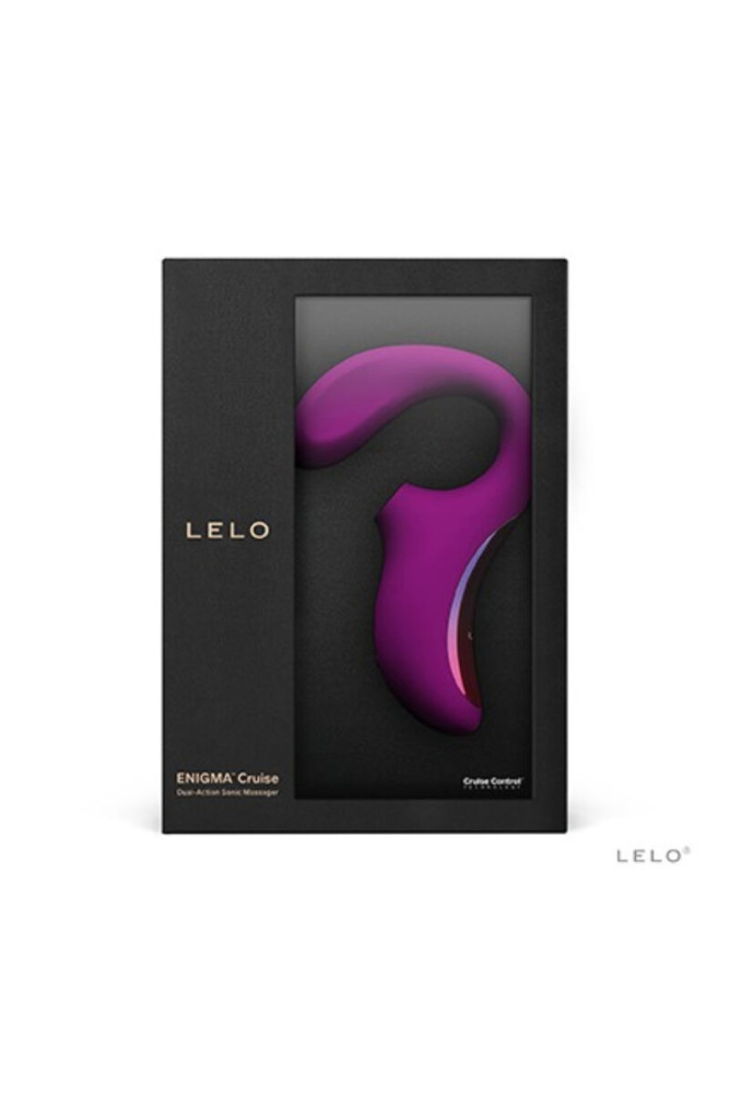 LELO - ENIGMA CRUISE MASSAGGIATORE SONICO A DOPPIA STIMOLAZIONE DEEP ROSE