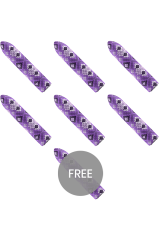 CUSTOM BULLETS - RICARICABILE SNAKE PURPLE MAGNETIC BULLET 10 INTENSITÀ 6 + 1 GRATIS