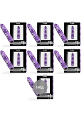 CUSTOM BULLETS - RICARICABILE SNAKE PURPLE MAGNETIC BULLET 10 INTENSITÀ 6 + 1 GRATIS