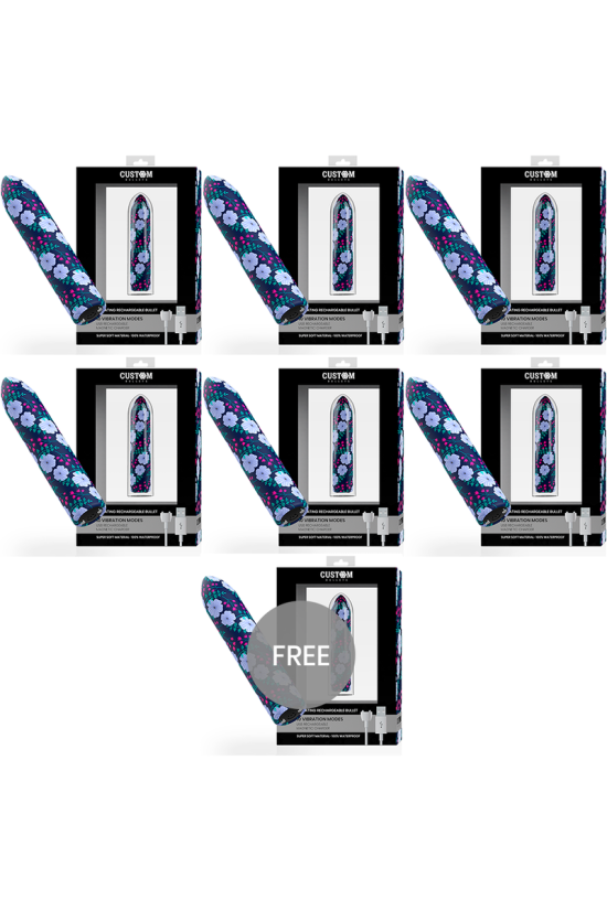 CUSTOM BULLETS - BULLET MAGNETICO A MOLLA 10 INTENSITÀ 6 + 1 GRATIS