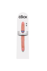 KING COCK - DOPPIO DILDO SOTTILE 30 CM