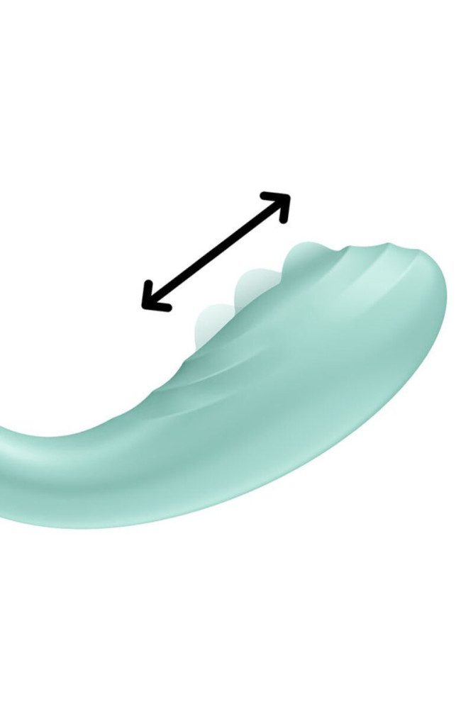 SATISFYER - VIBRATORE RRROLLING PLEASURE GSPOT VERDE