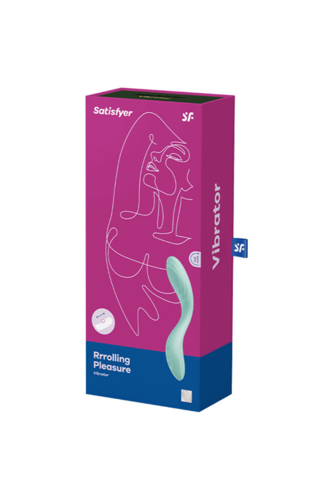 SATISFYER - VIBRATORE RRROLLING PLEASURE GSPOT VERDE