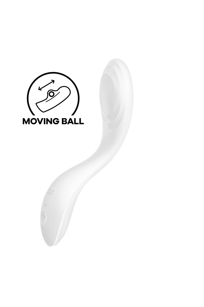 SATISFYER - VIBRATORE RRROLLING PLEASURE GSPOT BIANCO