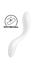 SATISFYER - VIBRATORE RRROLLING PLEASURE GSPOT BIANCO