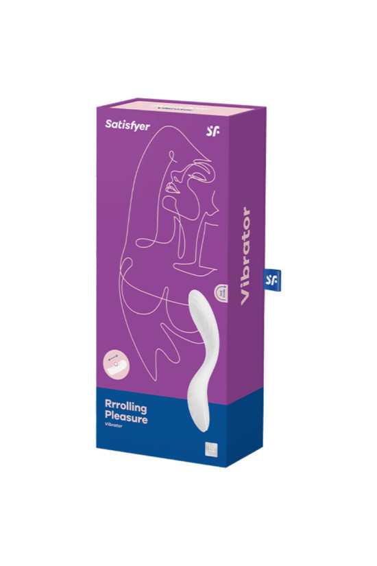 SATISFYER - VIBRATORE RRROLLING PLEASURE GSPOT BIANCO
