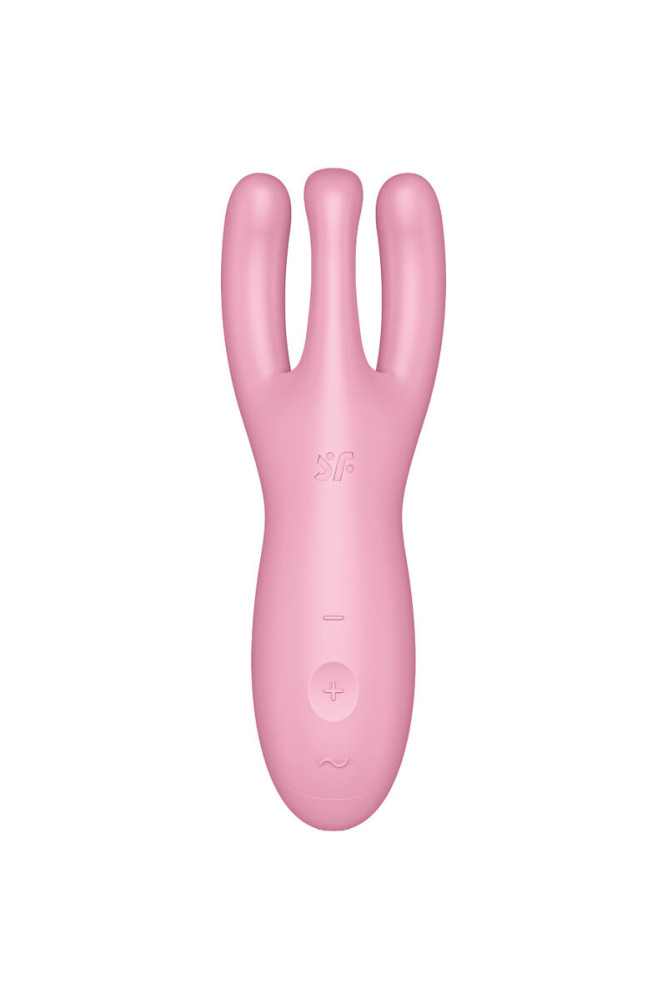 SATISFYER - APP THREESOME 4 VIBRATORE ROSA