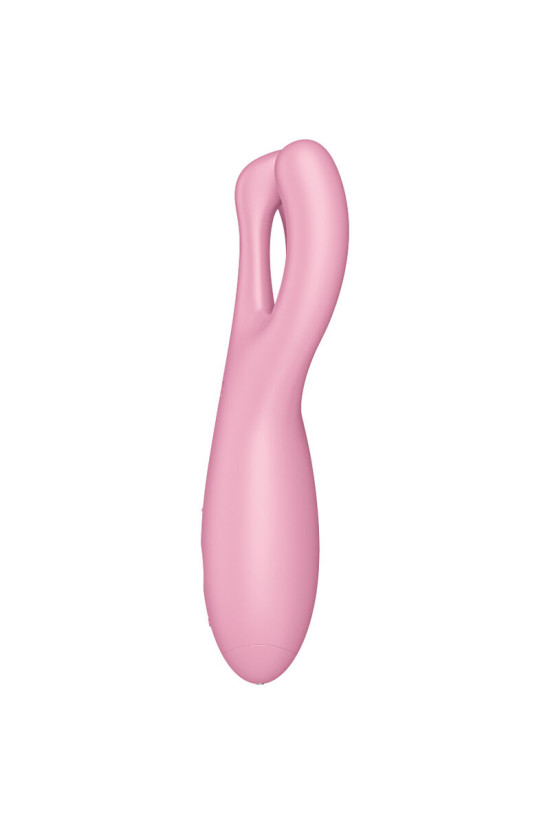 SATISFYER - APP THREESOME 4 VIBRATORE ROSA