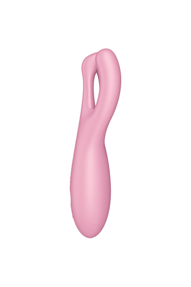 SATISFYER - APP THREESOME 4 VIBRATORE ROSA