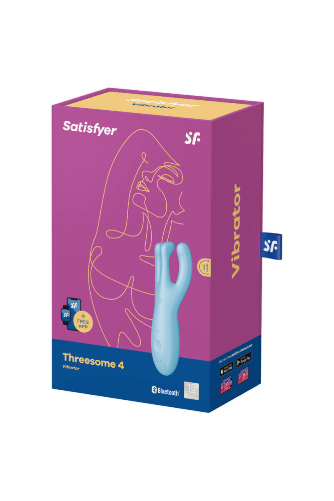 SATISFYER - APP THREESOME 4 VIBRATORE VIOLA