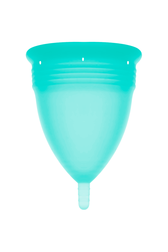 STERCUP - COPPA MESTRUALE IN SILICONE FDA ACQUAMARINA - TAGLIA L