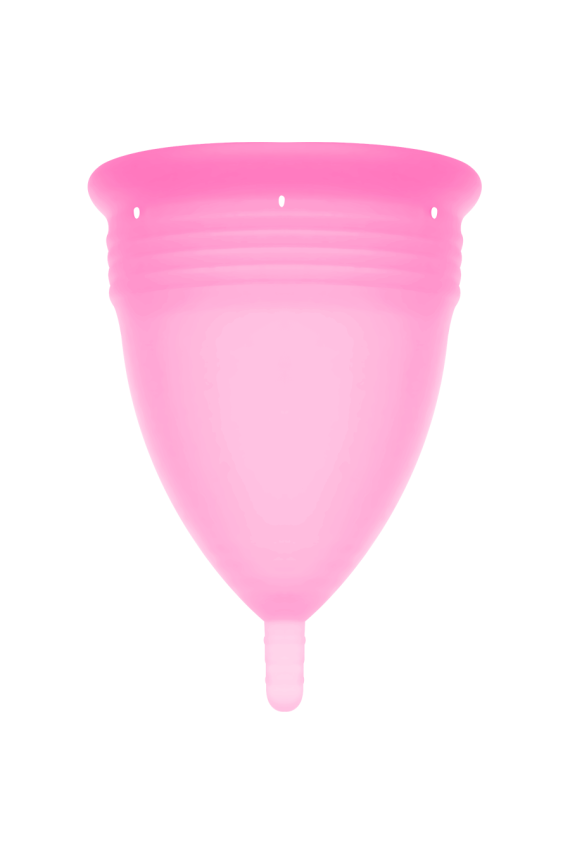 STERCUP - COPPA MESTRUALE IN SILICONE FDA ROSA - TAGLIA S