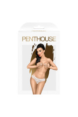 PENTHOUSE - CATCH ME PANTIES BIANCO S/M