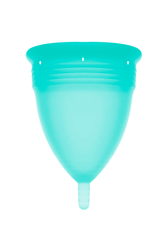 STERCUP - COPPA MESTRUALE IN SILICONE FDA ACQUAMARINA - TAGLIA S