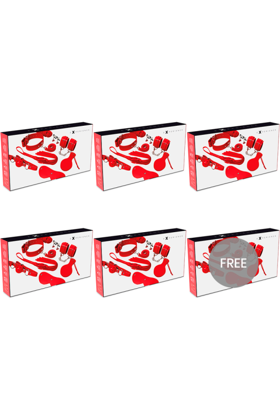 EXPERIENCE - KIT FETISH BDSM SERIE ROSSA 5+1 GRATIS