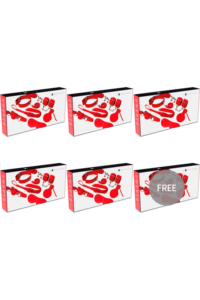 EXPERIENCE - KIT FETISH BDSM SERIE ROSSA 5+1 GRATIS