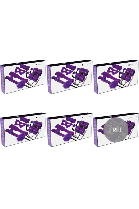 EXPERIENCE - KIT FETISH BDSM VIOLA SERIE 5+1 GRATIS