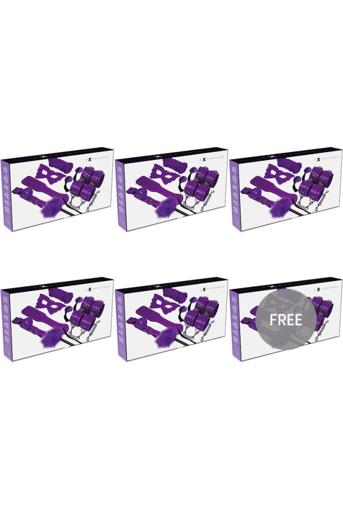 EXPERIENCE - KIT FETISH BDSM VIOLA SERIE 5+1 GRATIS
