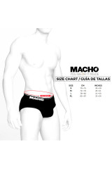 MACHO - MS24R SLIP ROSSO SCURO S