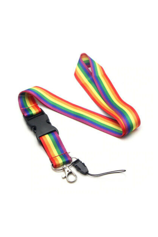 PRIDE - LANYARD CON BANDIERA LGBT