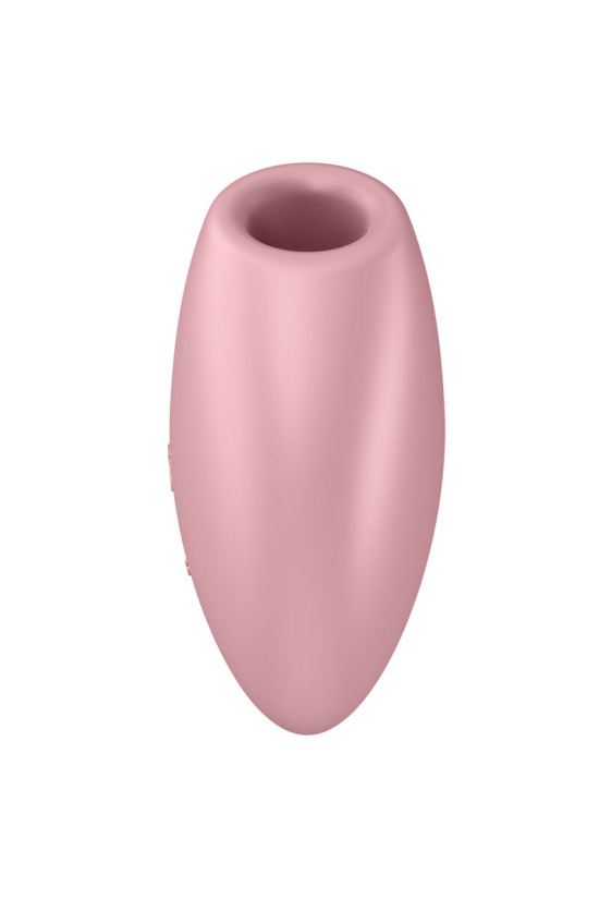 SATISFYER - CUTIE HEART STIMOLATORE E VIBRATORE AIR PULSE ROSA
