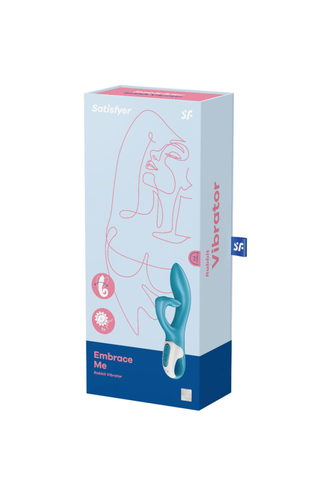 SATISFYER - VIBRATORE EMBRACE ME GSPOT TURCHESE