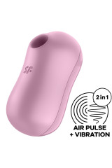 SATISFYER - STIMOLATORE E VIBRATORE D'ARIA PER ZUCCHERO COTONE LILLA