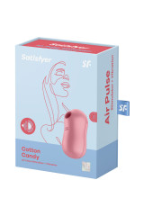 SATISFYER - STIMOLATORE E VIBRATORE D'ARIA PER ZUCCHERO DI COTONE ROSA