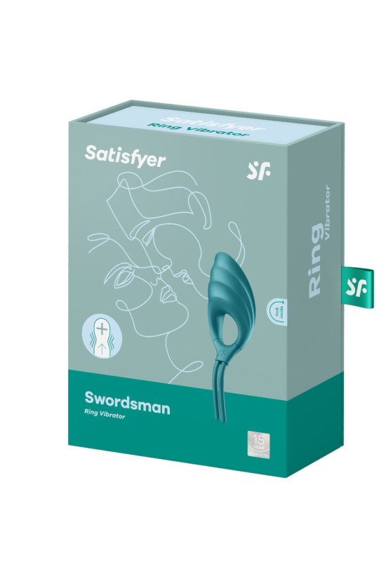 SATISFYER - VIBRATORE AD ANELLO SWORDSMAN VERDE