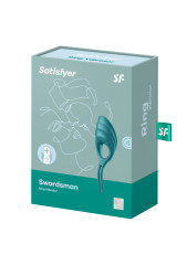 SATISFYER - VIBRATORE AD ANELLO SWORDSMAN VERDE