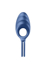 SATISFYER - ANELLO VIBRATORE SWORDSMAN BLU