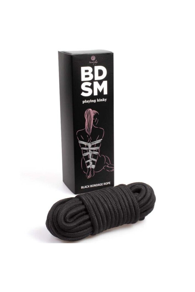 SECRETPLAY - BLACK BONDAGE ROPE COLLEZIONE BDSM