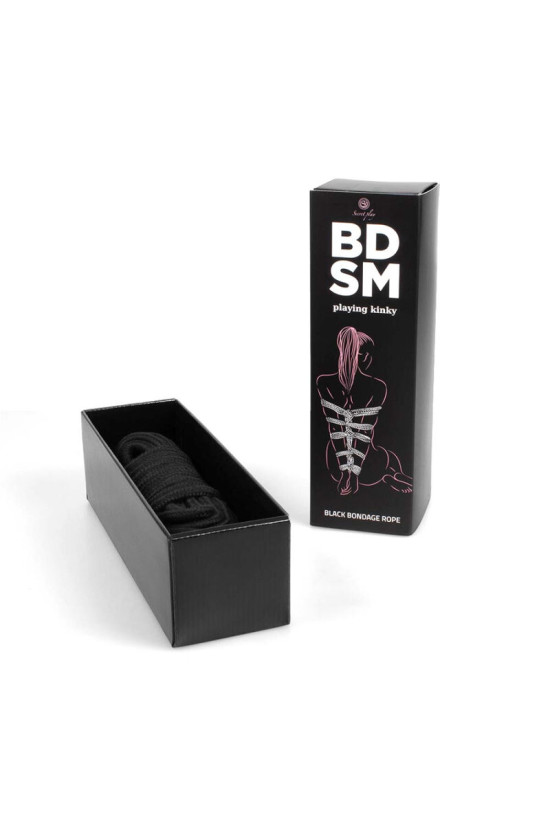 SECRETPLAY - BLACK BONDAGE ROPE COLLEZIONE BDSM