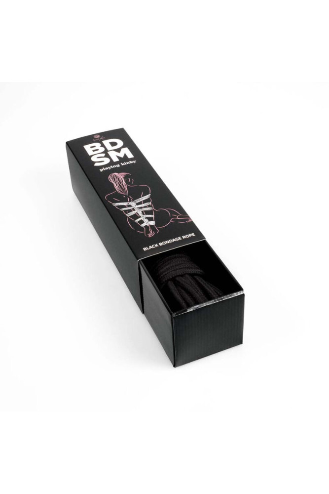 SECRETPLAY - BLACK BONDAGE ROPE COLLEZIONE BDSM
