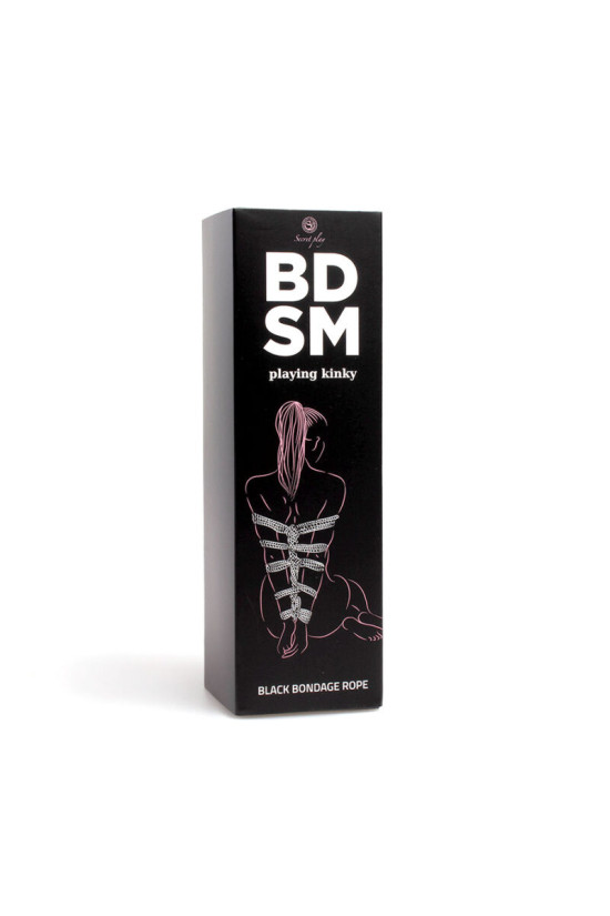 SECRETPLAY - BLACK BONDAGE ROPE COLLEZIONE BDSM