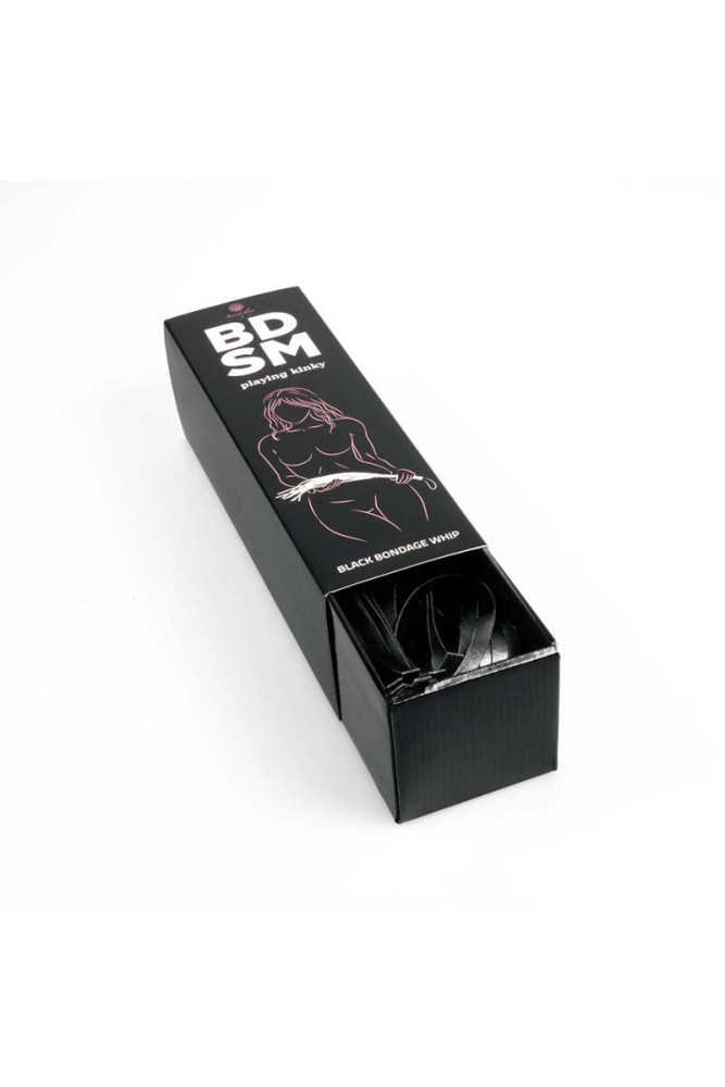SECRETPLAY - BLACK BONDAGE WHIP COLLEZIONE BDSM