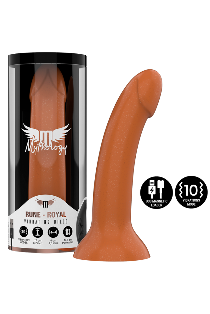 MYTHOLOGY - RUNE ROYAL DILDO M - VIBRATORE WATCHME TECNOLOGIA WIRELESS COMPATIBILE