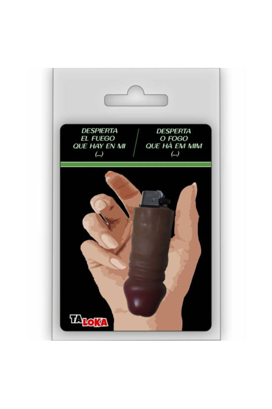 TALOKA - FANTASTICO ACCENDINO A FORMA DI PENE COLORE MULATTO 100% RICARICABILE