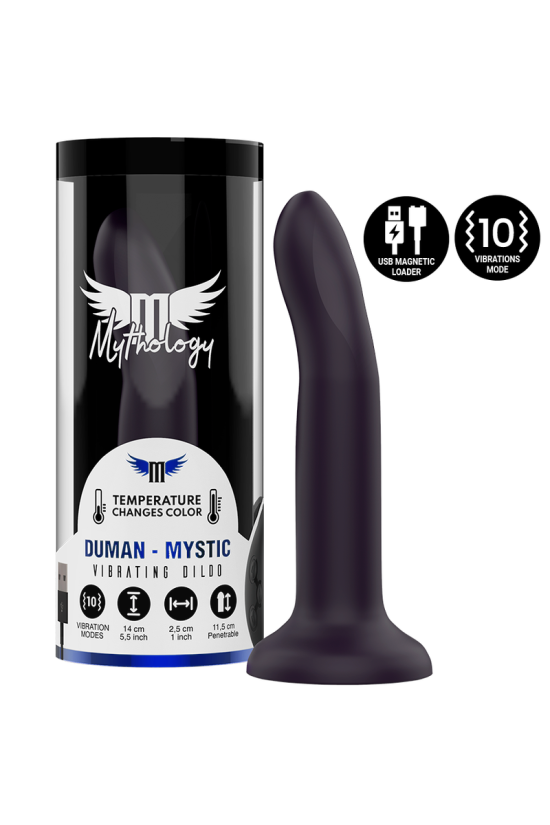 MYTHOLOGY DUMAN MYSTIC DILDO S - VIBRATORE WATCHME COMPATIBILE CON TECNOLOGIA WIRELESS