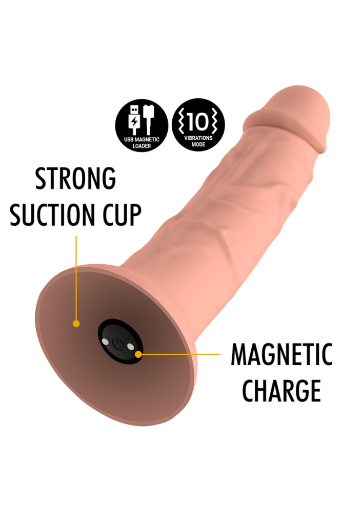 MYTHOLOGY - ASHER ORIGINAL DILDO M - VIBRATORE COMPATIBILE CON TECNOLOGIA WATCHME WIRELESS