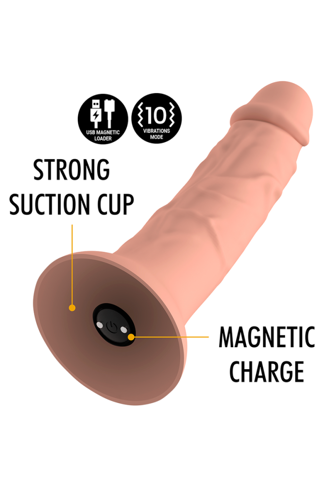 MYTHOLOGY - ASHER ORIGINAL DILDO S - VIBRATORE COMPATIBILE CON TECNOLOGIA WIRELESS WATCHME