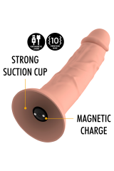 MYTHOLOGY - ASHER ORIGINAL DILDO S - VIBRATORE COMPATIBILE CON TECNOLOGIA WIRELESS WATCHME