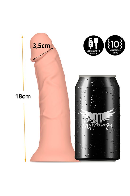 MYTHOLOGY - ASHER ORIGINAL DILDO S - VIBRATORE COMPATIBILE CON TECNOLOGIA WIRELESS WATCHME