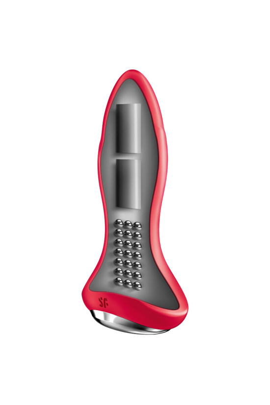 SATISFYER - ROTATOR PLUG 1+ PLUG VIBRANTE APP ROSSO