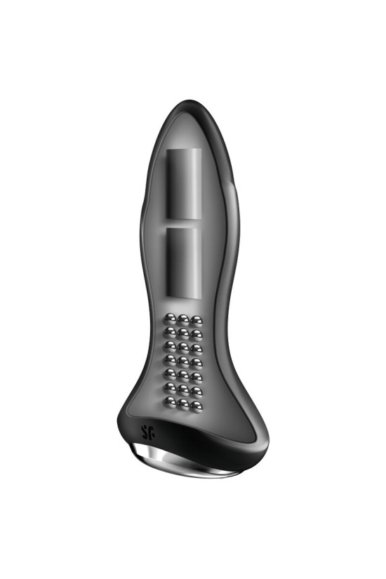 SATISFYER - ROTATOR PLUG 1+ APP VIBRANTE PLUG NERO