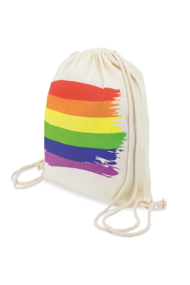 PRIDE - ZAINO CON BANDIERA LGBT IN COTONE