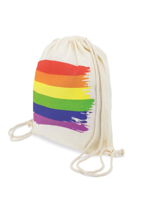 PRIDE - ZAINO CON BANDIERA LGBT IN COTONE